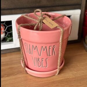 Rae Dunn Summer Vibes Plant Pot